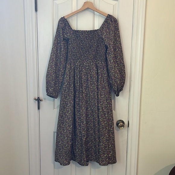 J.Crew X Liberty | Organic Cotton Daydream Smocked Dress Busy Izzy Medium 2022 - Picture 6 of 9